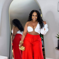 Had Me At Hello Pants- Red