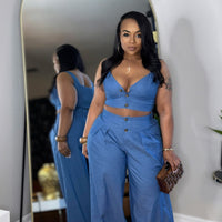 Chambray Denim Set