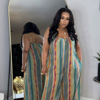Wide Leg Linen Jumpsuit