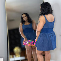 Flirty Denim Mini Dress