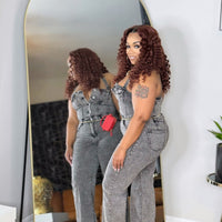 You Like it Jumpsuit- Black