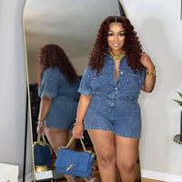 Denim Craze Romper