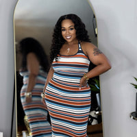 Striped Maxi Dress