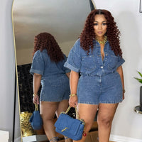 Denim Craze Romper