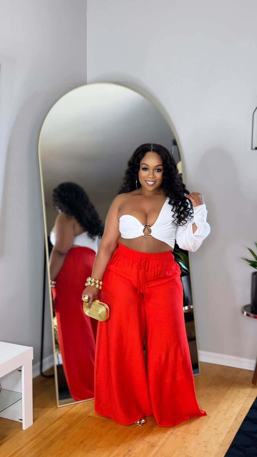 Had Me At Hello Pants- Red