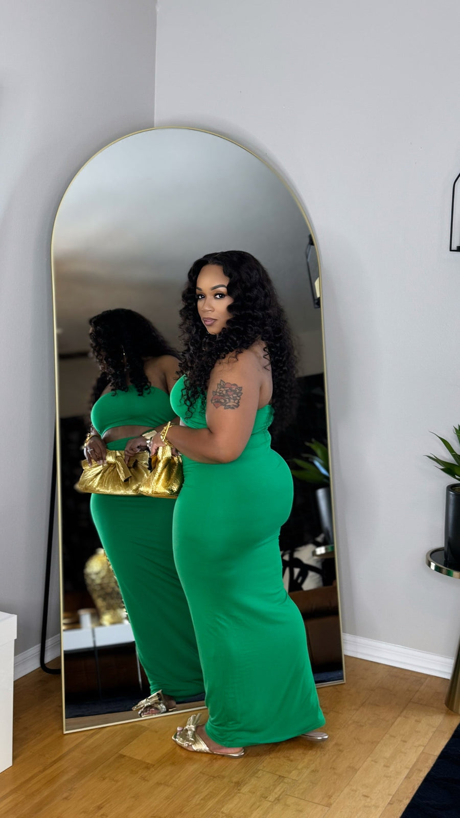 Fun Times Skirt Set- Green