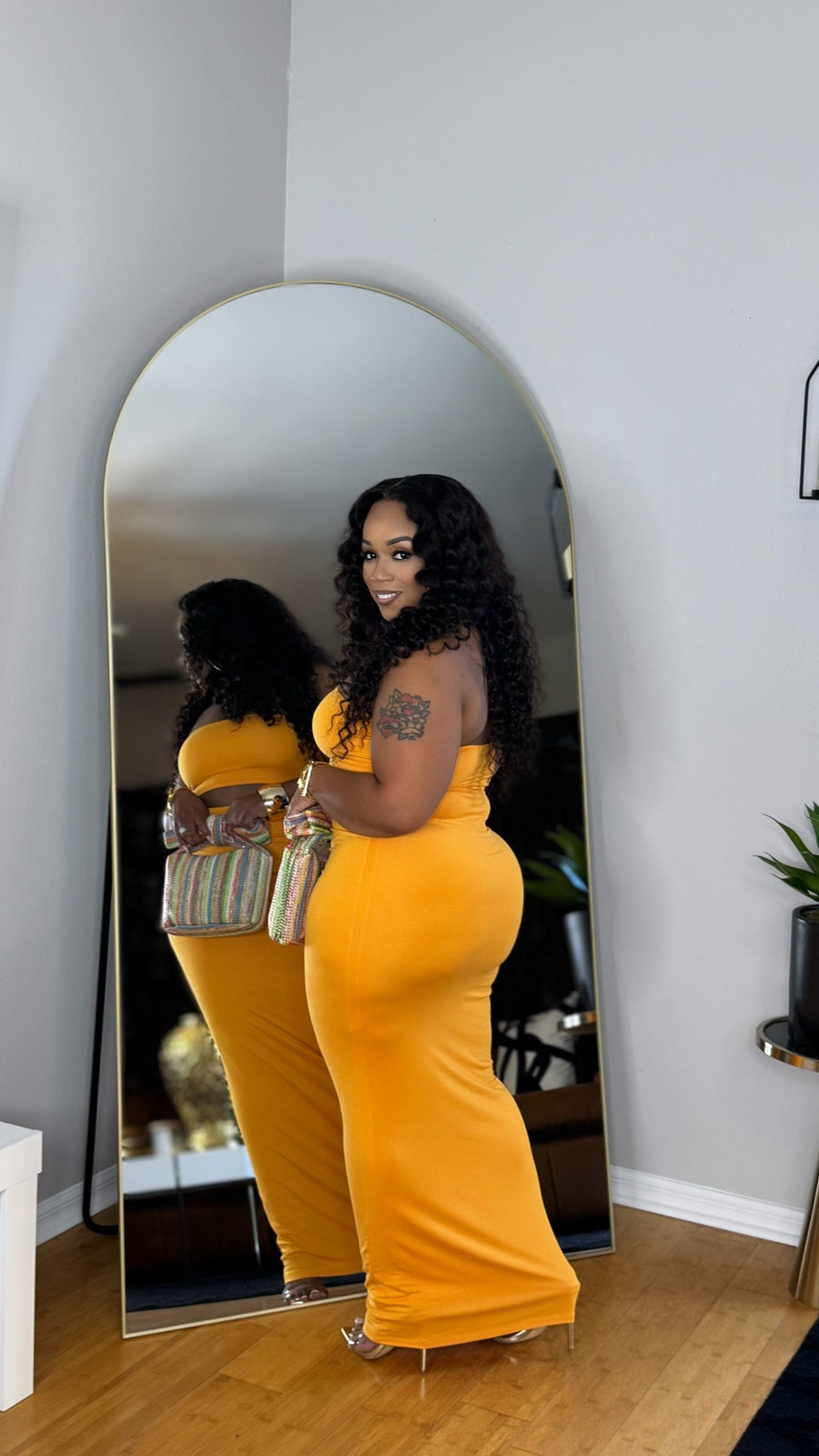 Fun Times Skirt Set- Orange