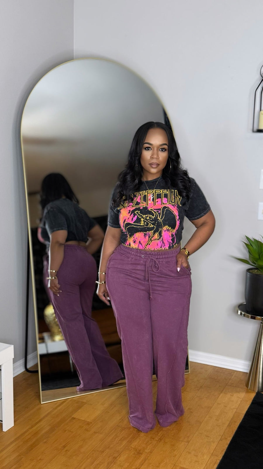 Lounge Pants- Plum
