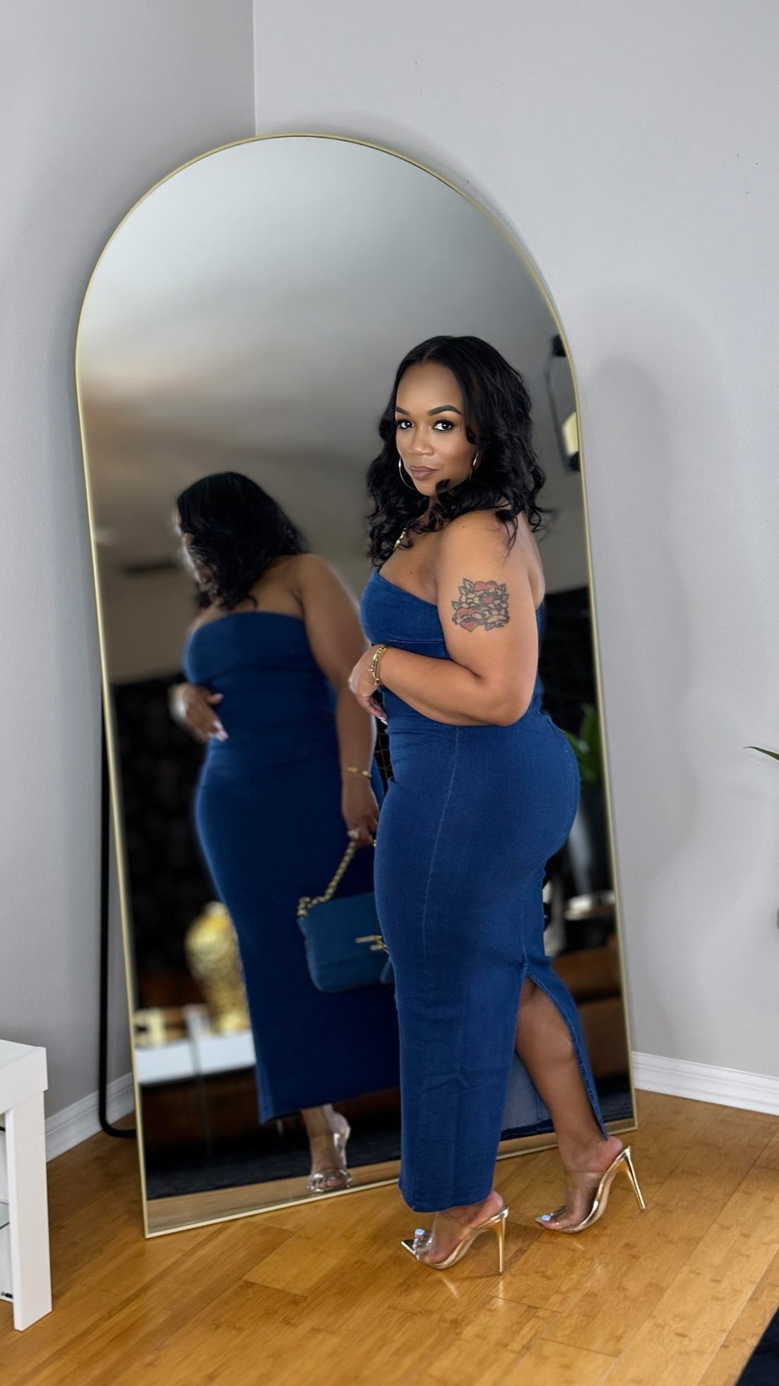 Denim Maxi Dress