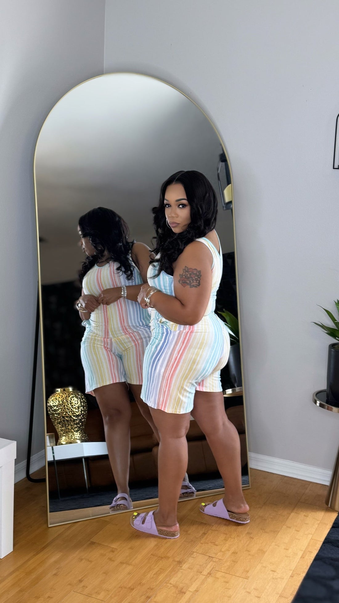 Summer Striped Romper