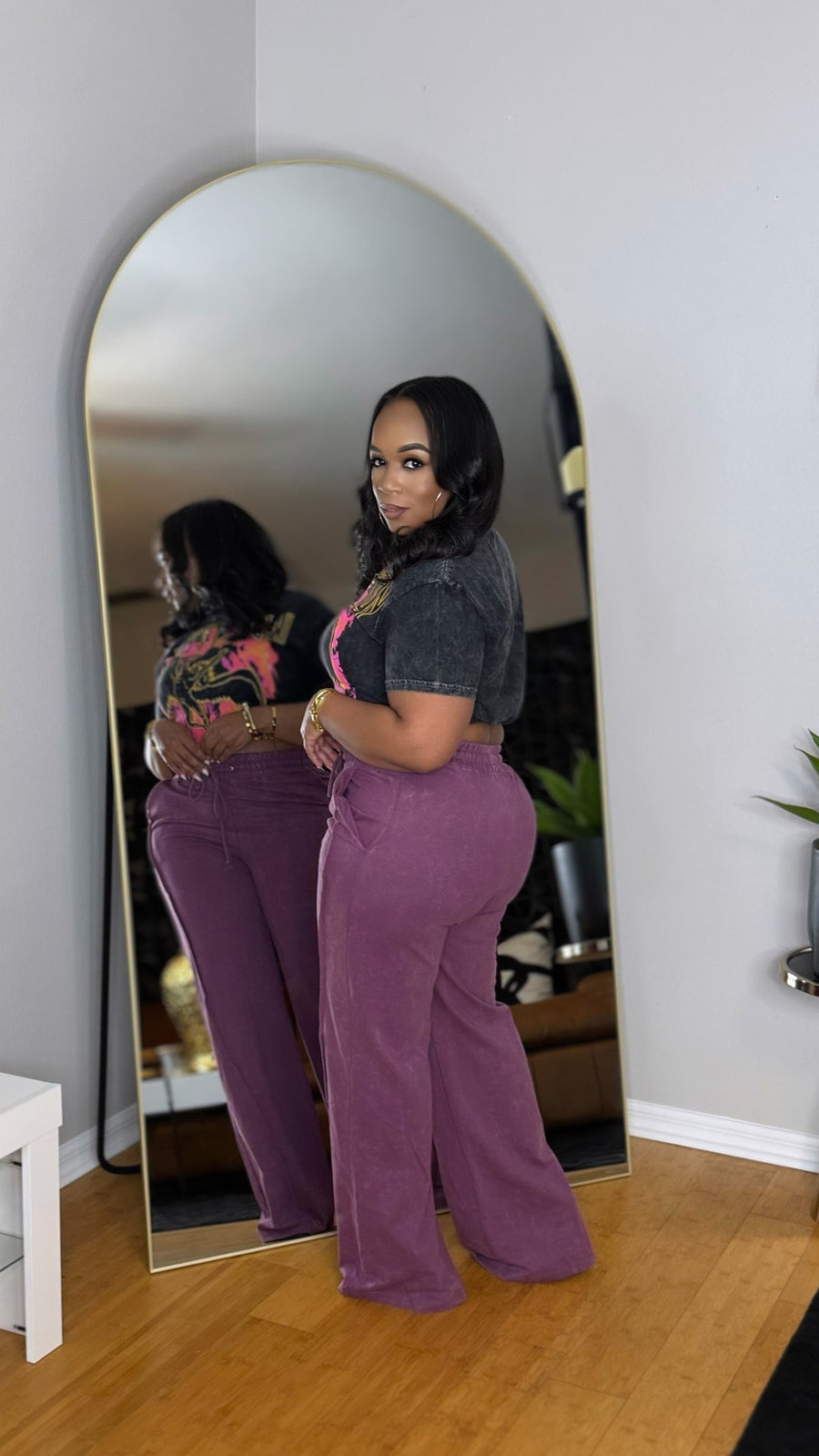 Lounge Pants- Plum